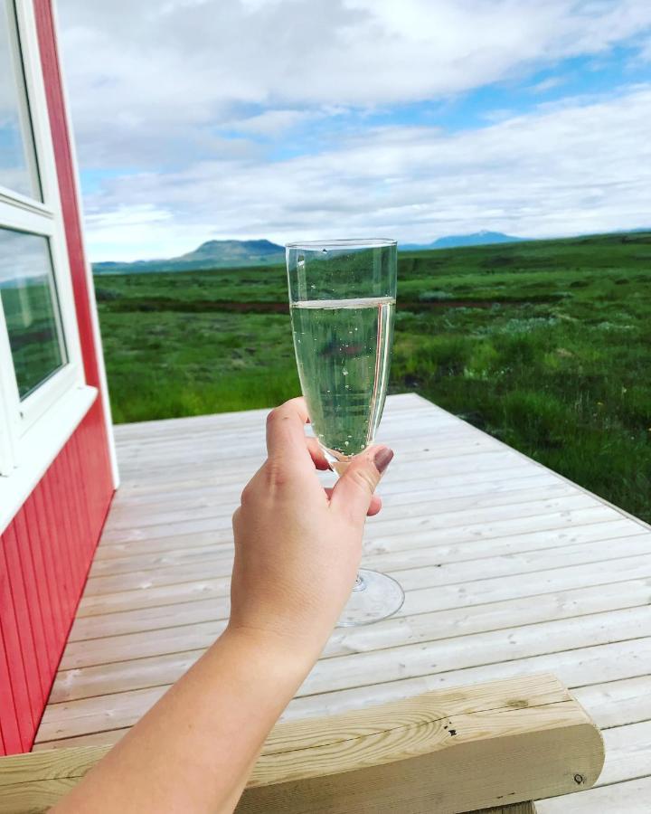 Blue View Cabin 1B With Private Hot Tub Reykholt  Dış mekan fotoğraf