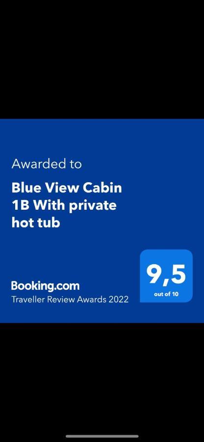 Blue View Cabin 1B With Private Hot Tub Reykholt  Dış mekan fotoğraf